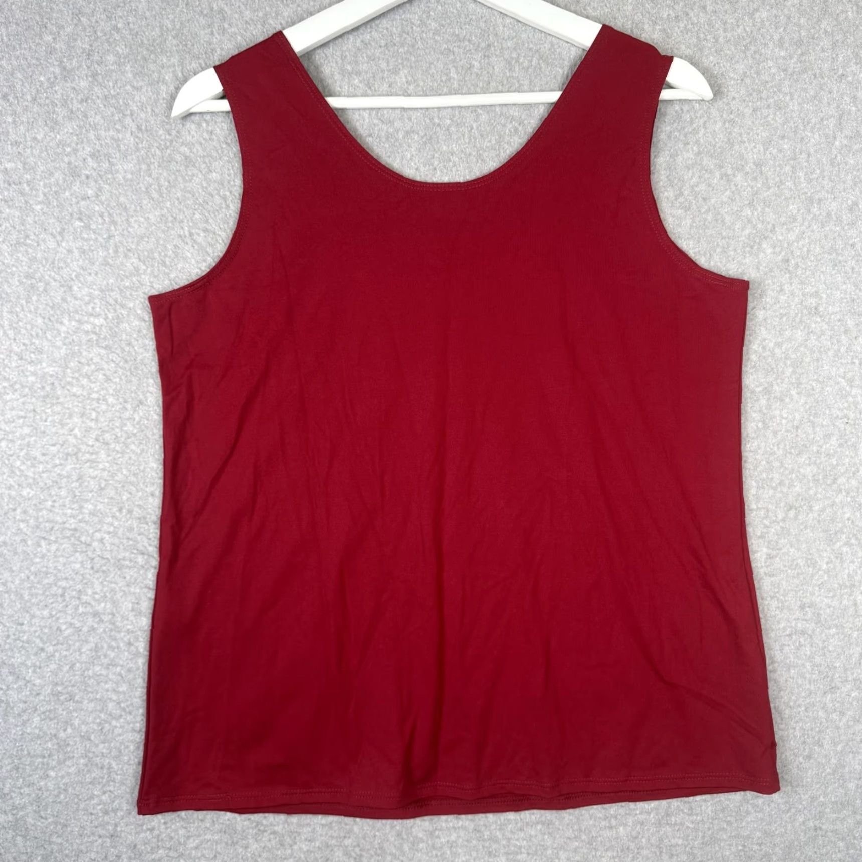 Vintage Chico's Tank Top Shirt Red Sleeveless Women Size L US 2 Regular Tank Shirt Women Reds Size L / US 10 / IT 46 - 6 Thumbnail