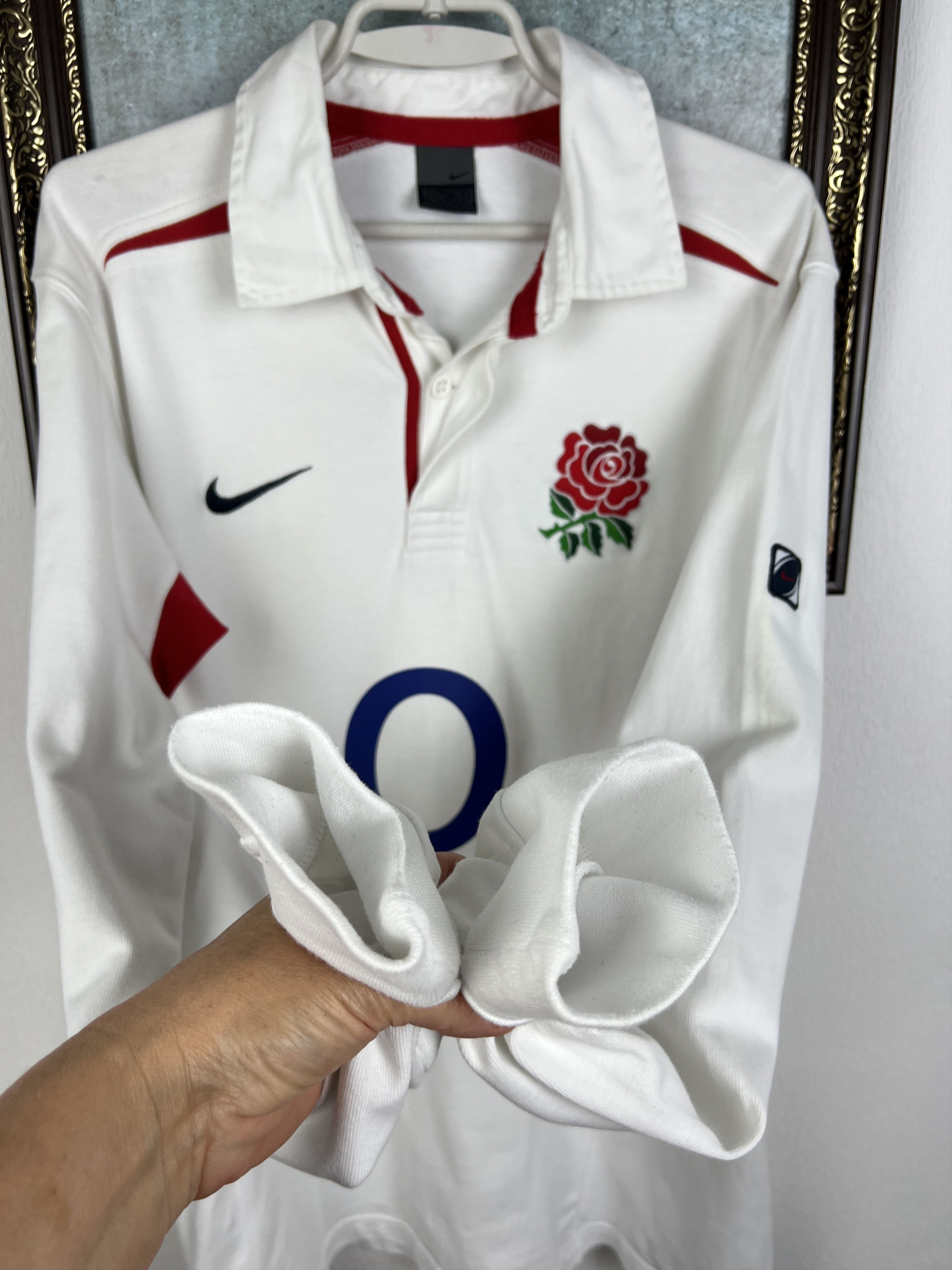 Nike Vintage Nike England Rugby Union Long Sleeve Jersey Shirt Size US L / EU 52-54 / 3 - 5 Thumbnail