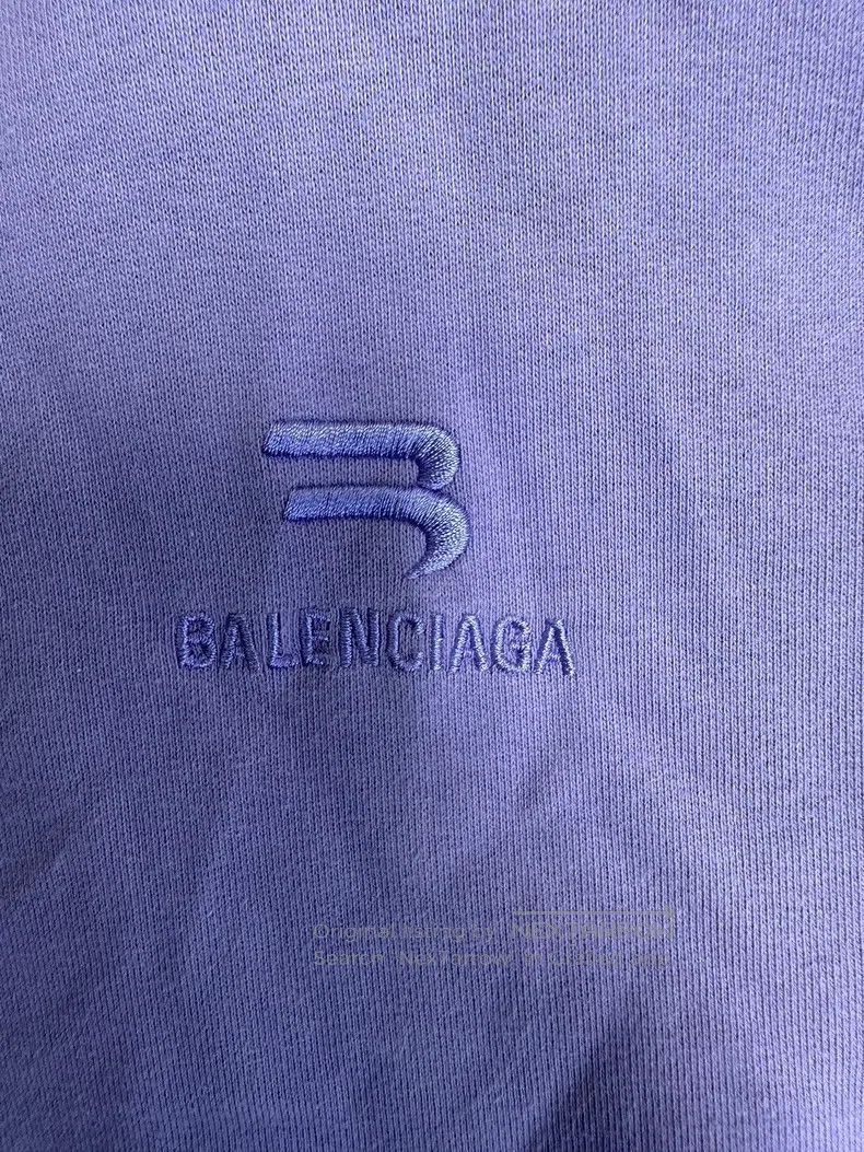 Balenciaga Balenciaga Solid Color Logo Embroidered Hooded Sweatshirt Size US XS / EU 42 / 0 - 3 Thumbnail