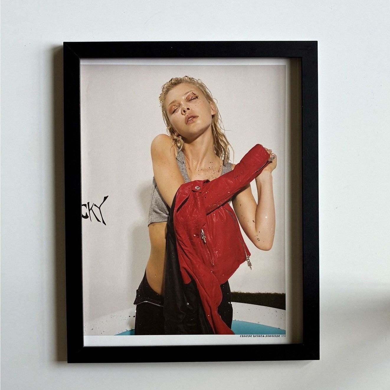 Chrome Hearts × Designer × Vintage Chrome Hearts photo Poster framed 9x11 Size ONE SIZE - 1 Thumbnail