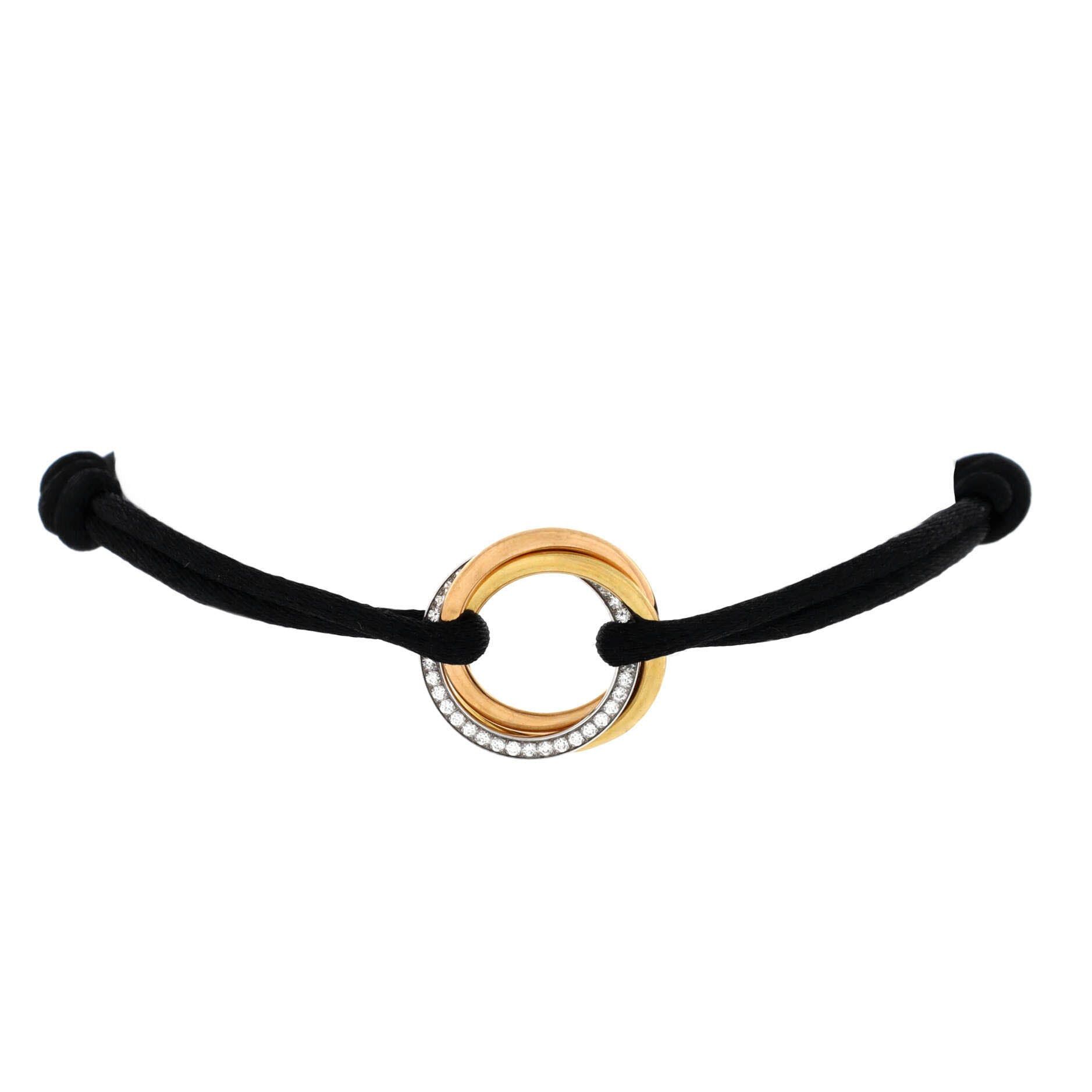Cartier Trinity On Cord Bracelet Size ONE SIZE - 1 Thumbnail
