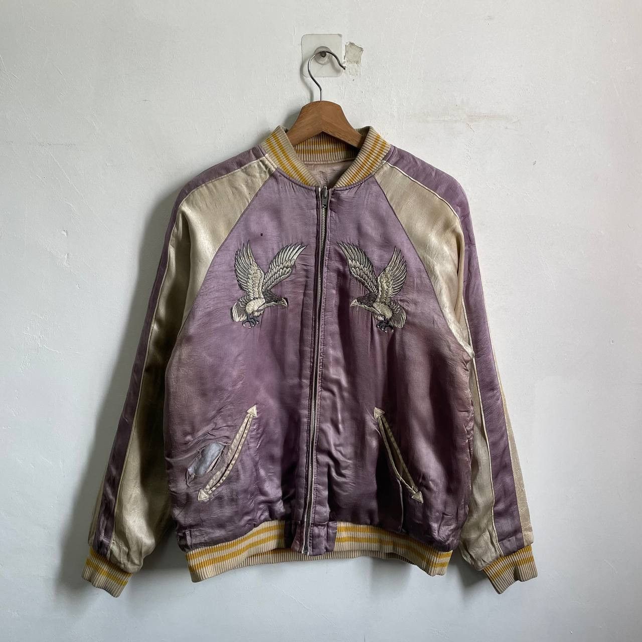 Japanese Brand × Takeo Kikuchi Distressed sukajan takeo kikuchi Size US S / EU 44-46 / 1 - 18 Thumbnail