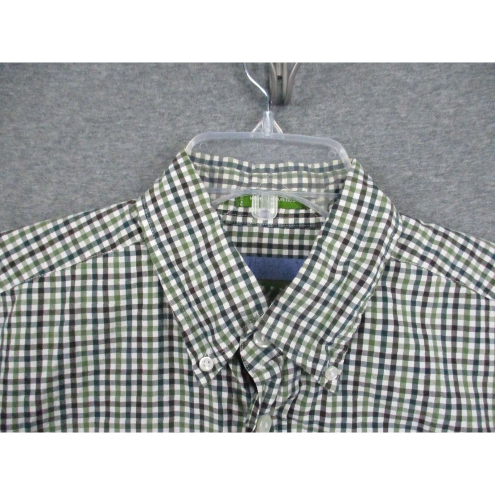 Orvis VINTAGE ORVIS Shirt Medium Men's Green Gray Plaid Button Long Sleeve Cotton Pocketed Size US M / EU 48-50 / 2 - 3 Thumbnail
