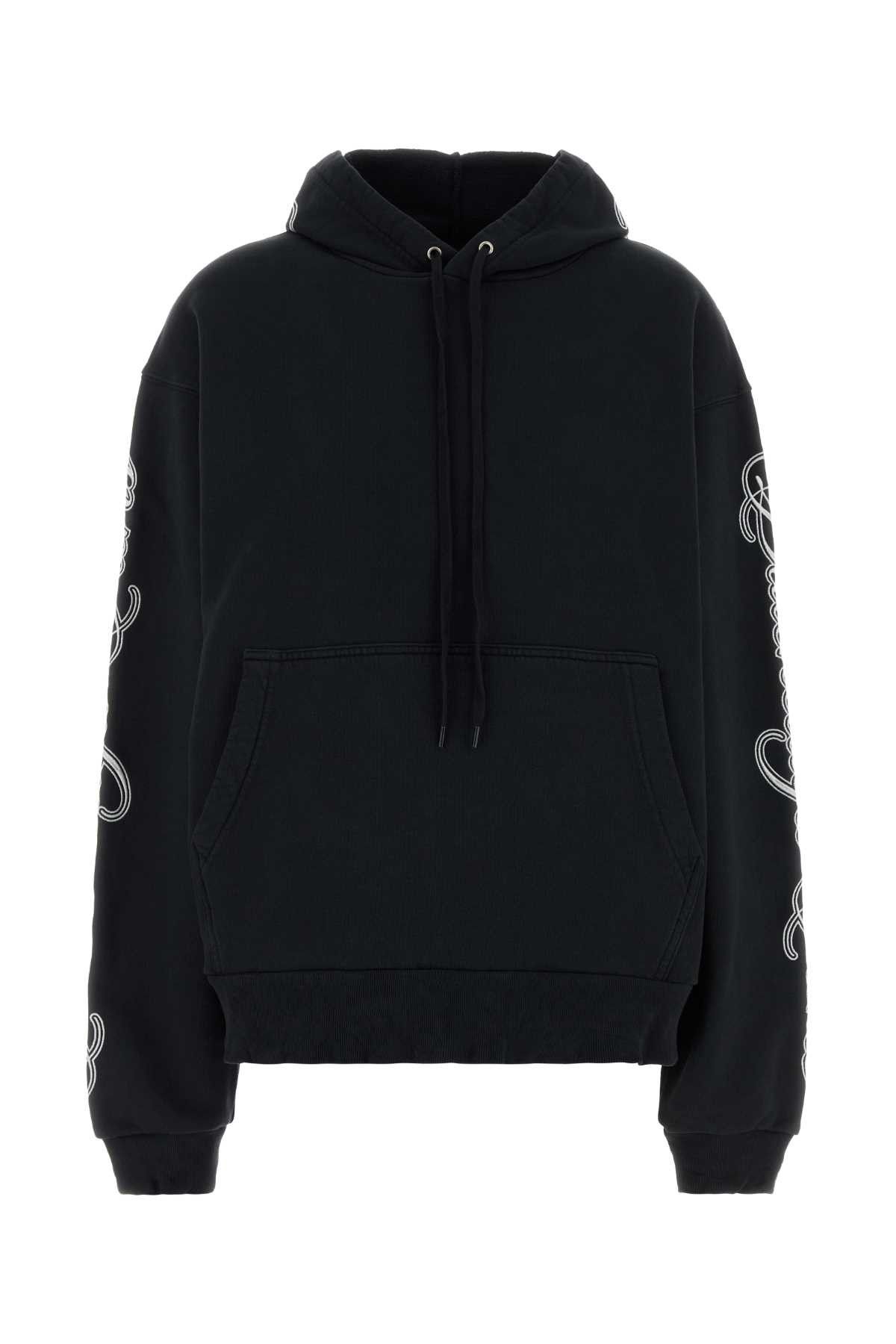 Balenciaga Slate Cotton Oversize Sweatshirt Size S / US 4 / IT 40 - 1 Thumbnail