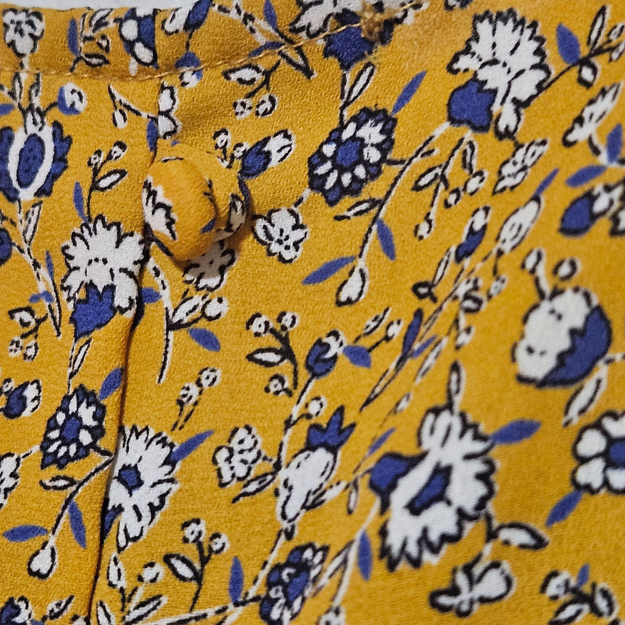 Anthropologie Anthropologie Braeve Yellow Peplum Blouse XS Cottagecore Gar Size XS / US 0-2 / IT 36-38 - 6 Thumbnail