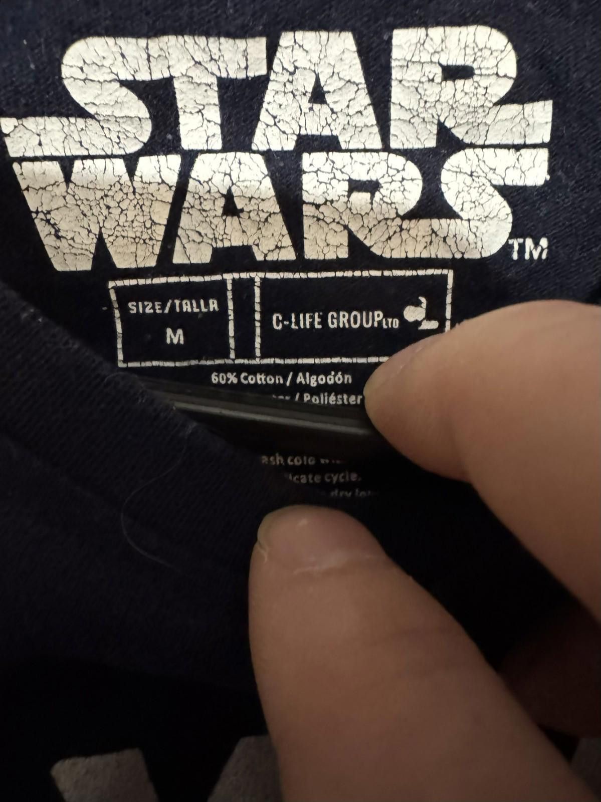 Star Wars Star Wars Logo Animated Luke Skywalker T Shirt Men Sz M Blue Size US M / EU 48-50 / 2 - 3 Thumbnail