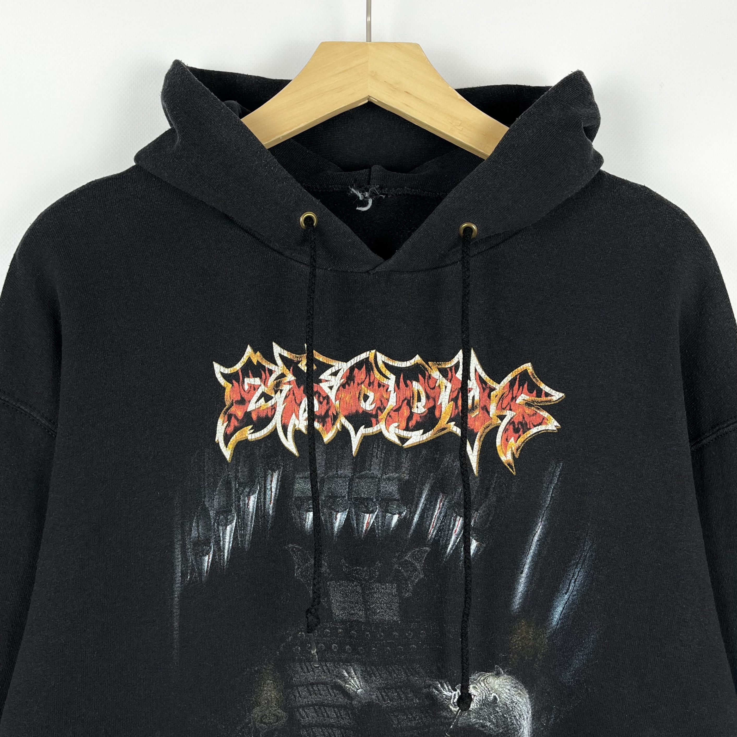 Band Tees Vintage Exodus Thrash Metal Band Hoodie 2004 Size US M / EU 48-50 / 2 - 6 Thumbnail