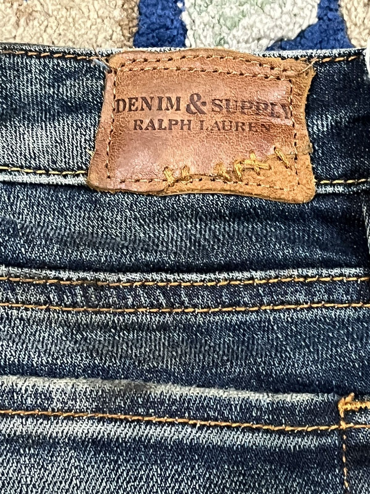 Denim & Supply Ralph Lauren × Ralph Lauren Vintage Denim Supply Ralph Lauren Indigo Patchwork Denim Size US 26 / EU 42 - 16 Thumbnail