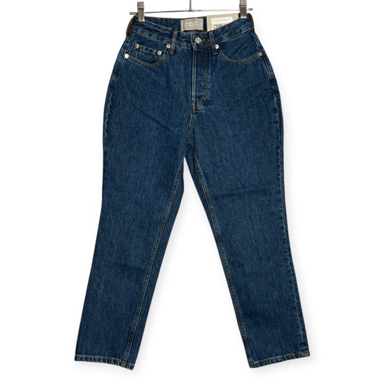 Everlane Everlane Curvy 90s Cheeky Straight Crop Jeans Womens 25 Orga Size 25" / US 0 / IT 36 - 1 Thumbnail