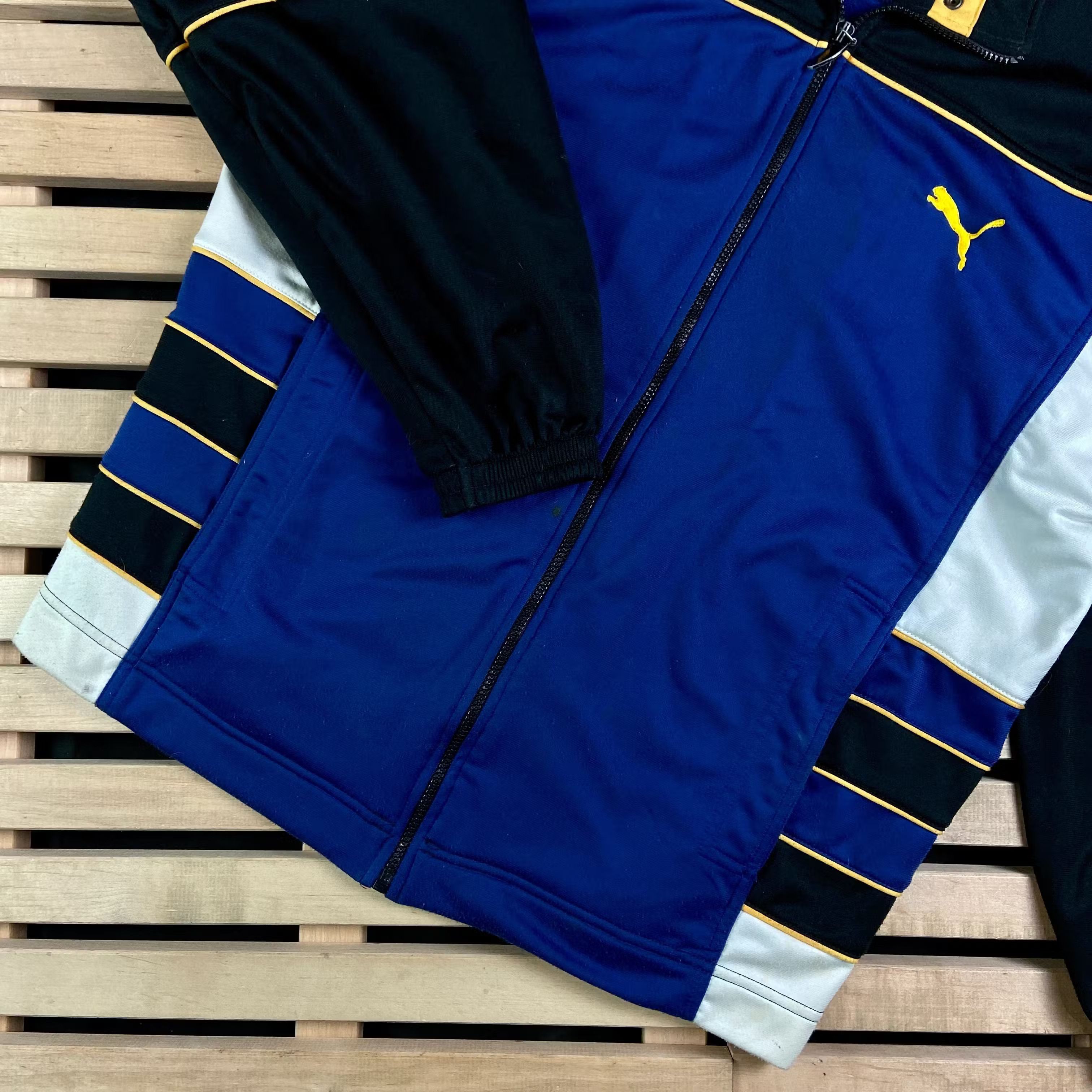 Puma × Vintage Mens Bomber Jacket Puma Vintage Size M Size US M / EU 48-50 / 2 - 3 Thumbnail