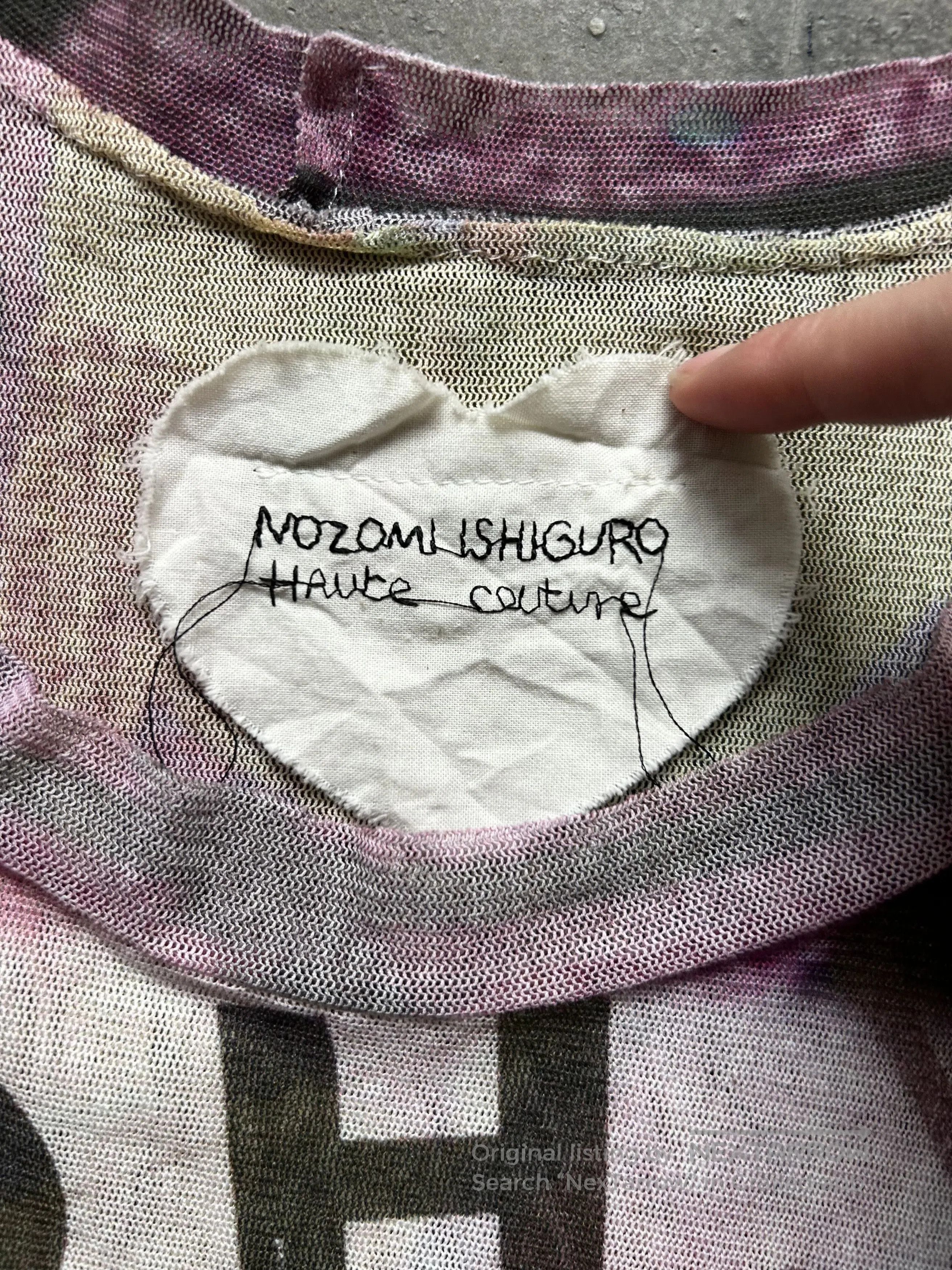 Nozomi Ishiguro graphic crop tank top with slogan. Size M / US 6-8 / IT 42-44 - 2 Thumbnail