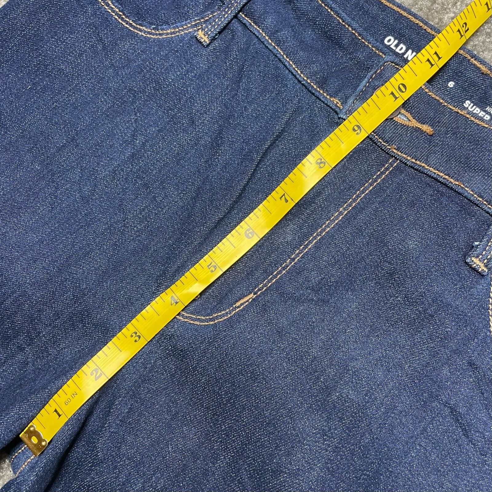 Old Navy NWOT Old Navy High Rise Super Skinny Jeans Size 28" / US 6 / IT 42 - 9 Thumbnail