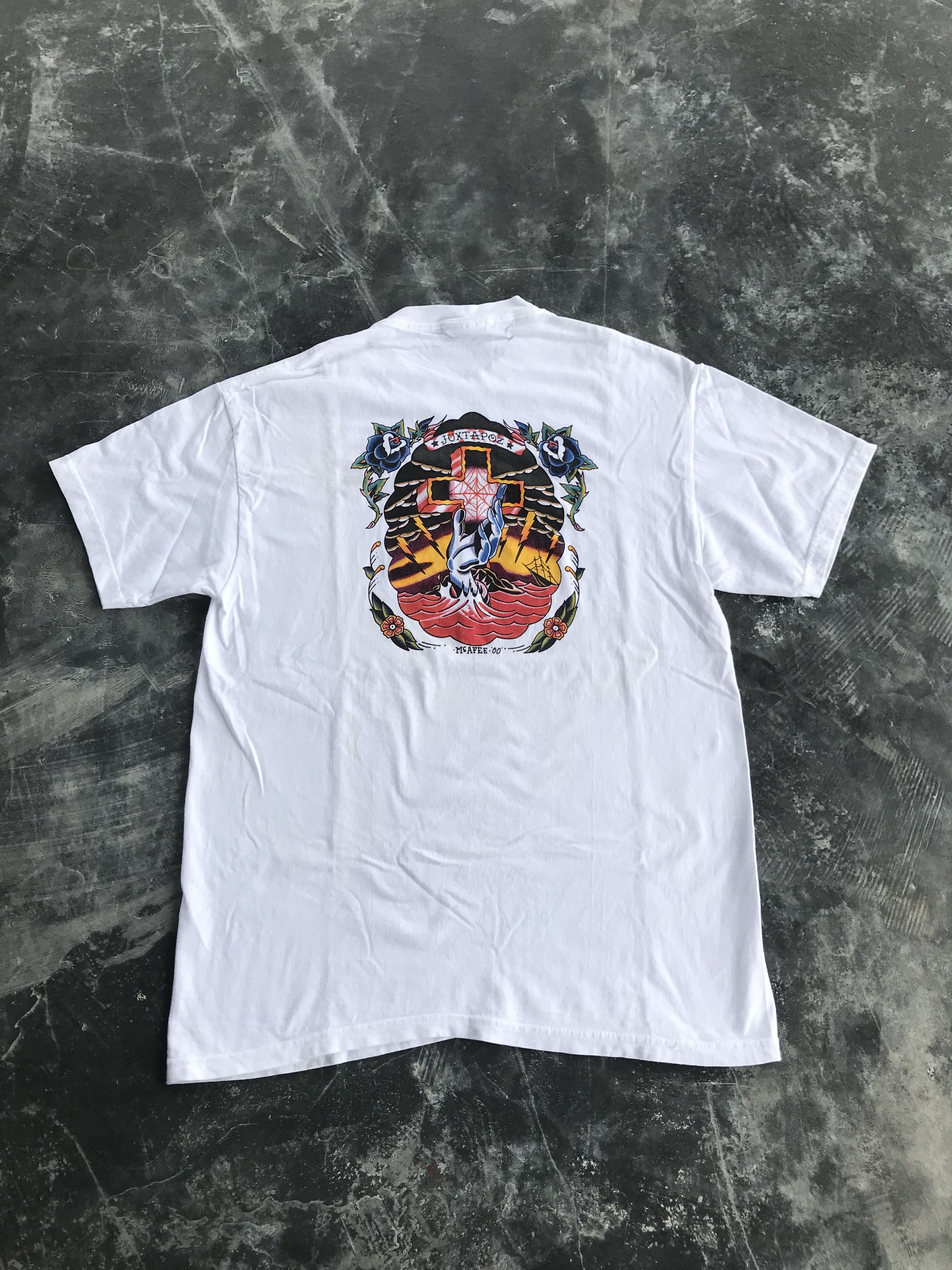 Hanes Vintage Y2k Hanez Juxtapoz Art Magazine Tee Size US M / EU 48-50 / 2 - 6 Thumbnail