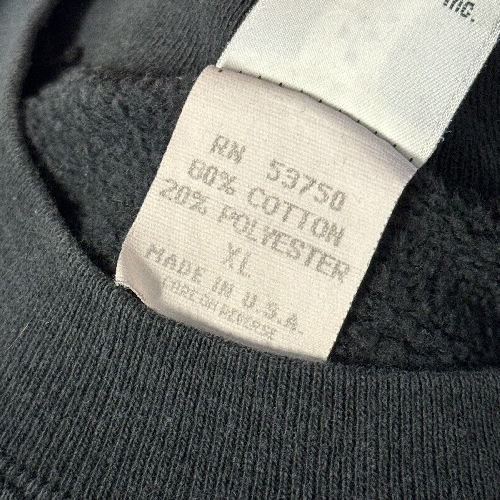 Vintage Vintage Batman Six Flags Sweatshirt Mens XL Black 90s The Ri Size US XL / EU 56 / 4 - 7 Thumbnail