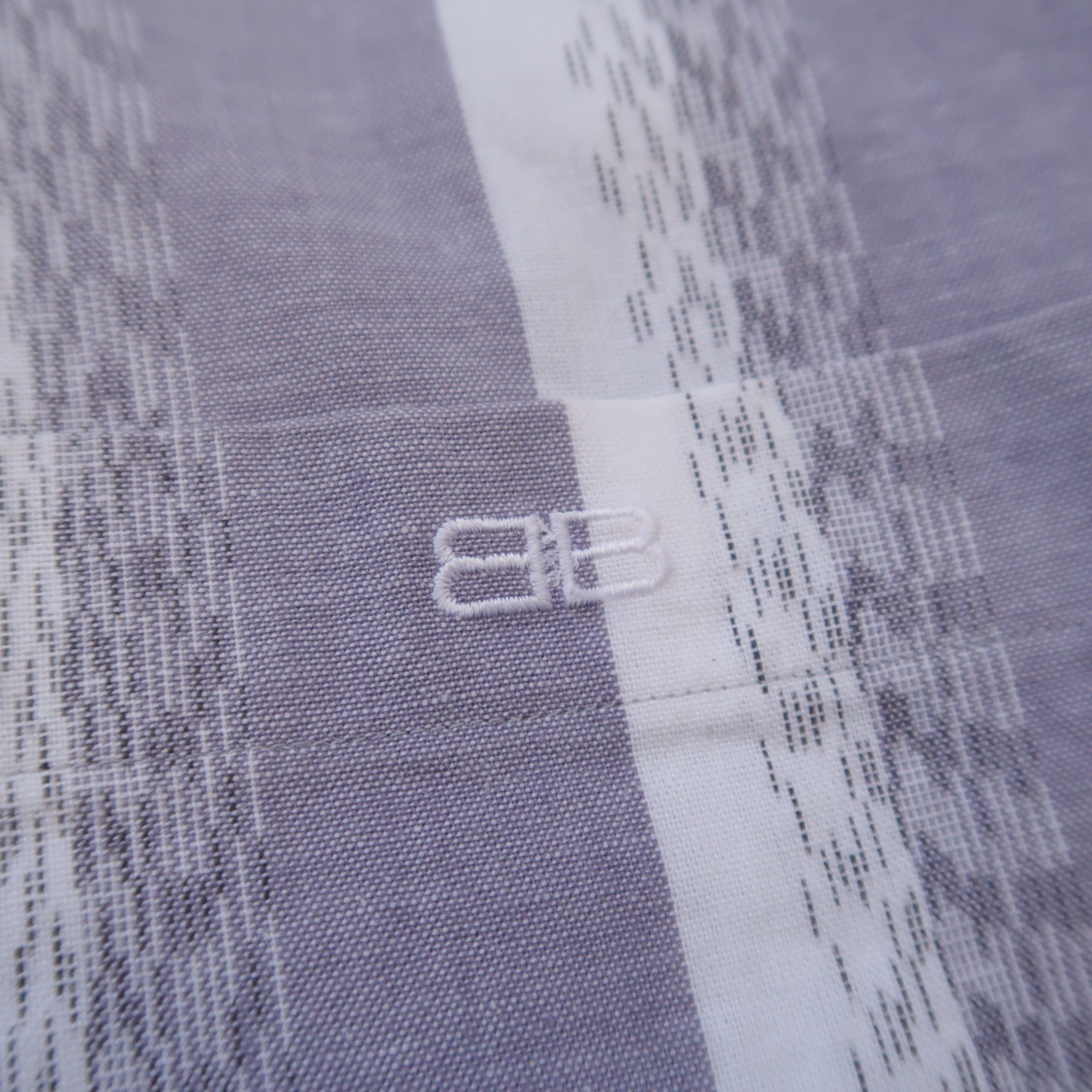 Balenciaga Vintage Balenciaga Pour Homme Psychedelic Ethnic Shirt Size US L / EU 52-54 / 3 - 7 Thumbnail