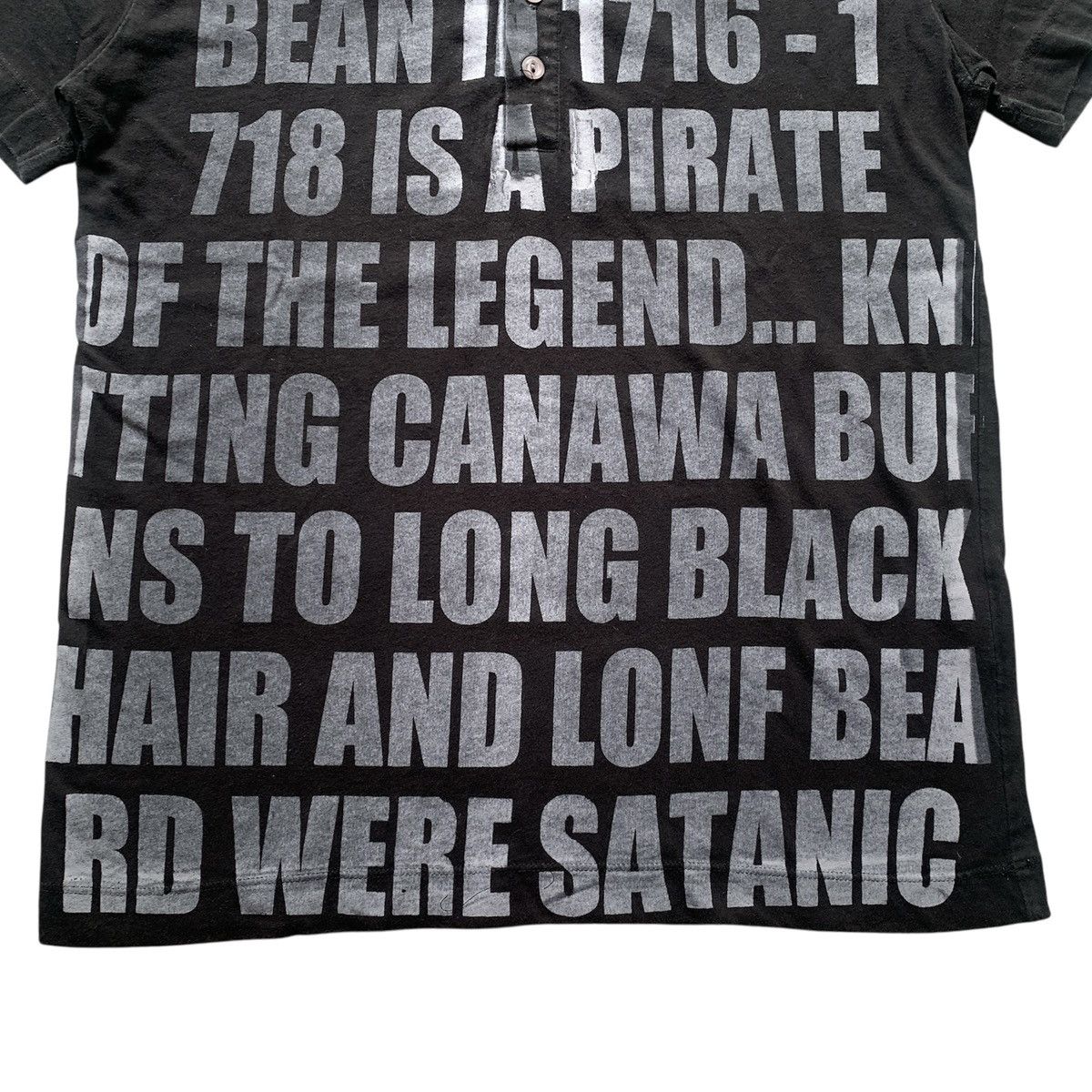 PPFM 2000s PPFM Poem Ifsix Vkei Gothic Style Polo Shirt Size US M / EU 48-50 / 2 - 2 Thumbnail