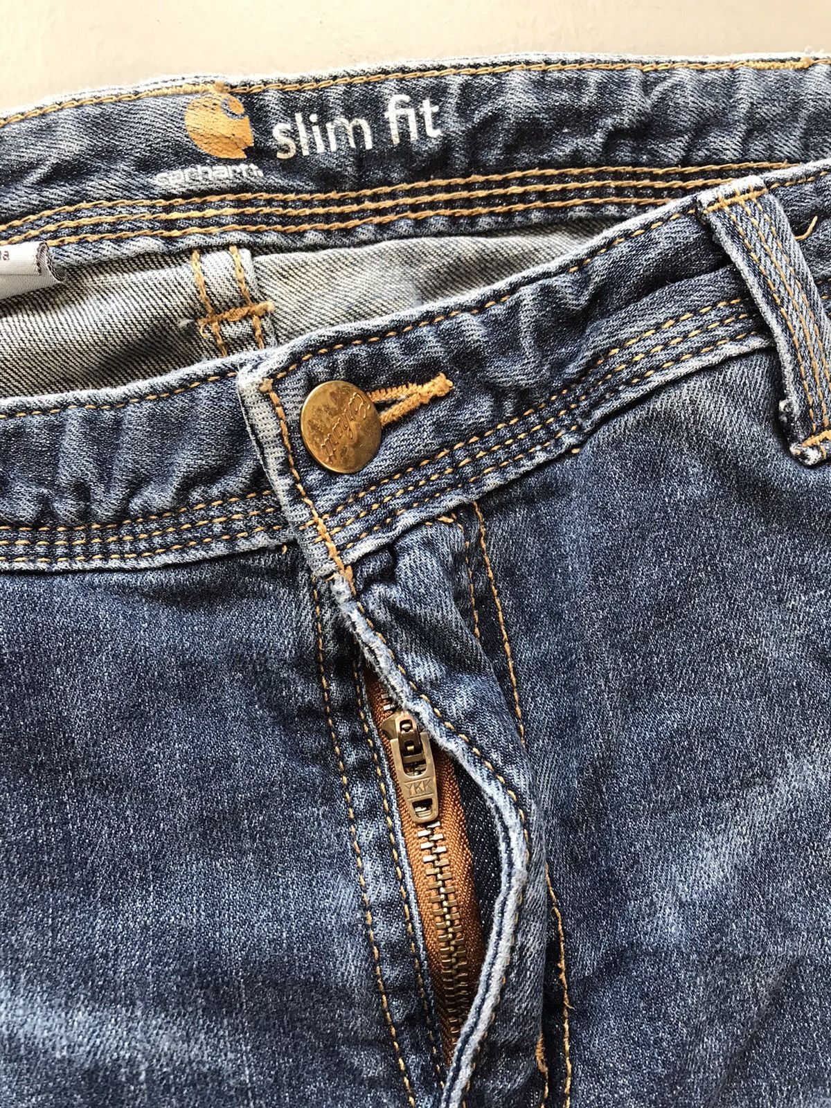 Carhartt × Vintage Vintage Carhartt light weight double knee denim Size US 34 / EU 50 - 4 Thumbnail