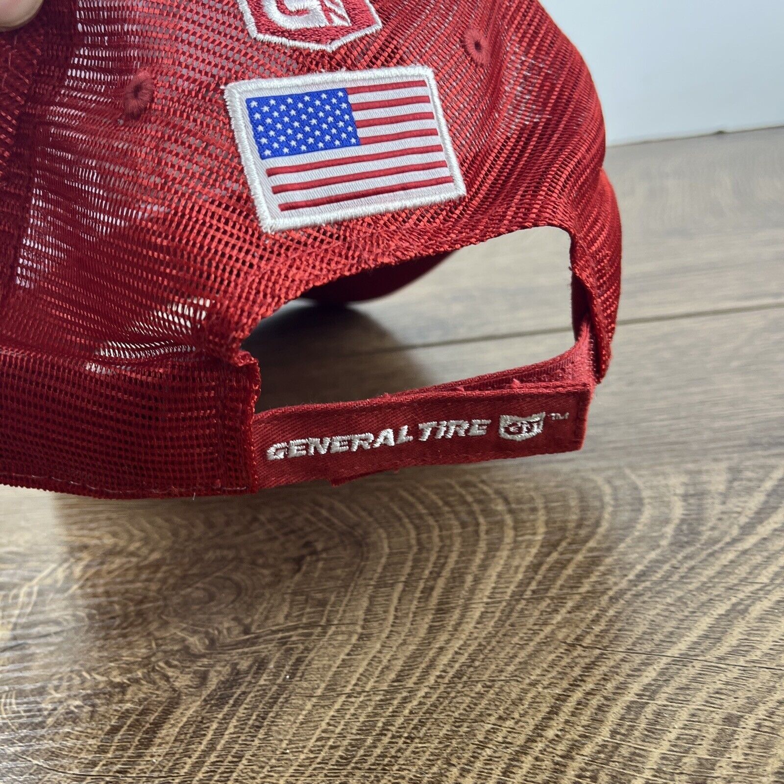 Other General Tire Hat GT Red Hat Adjustable Adult Size Hat Red Ca Size ONE SIZE - 9 Thumbnail