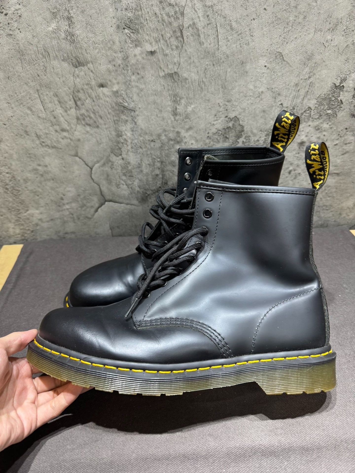 Dr. Martens Dr. Martens Black Boots 43 Men Size US 10 / EU 43 - 1 Thumbnail