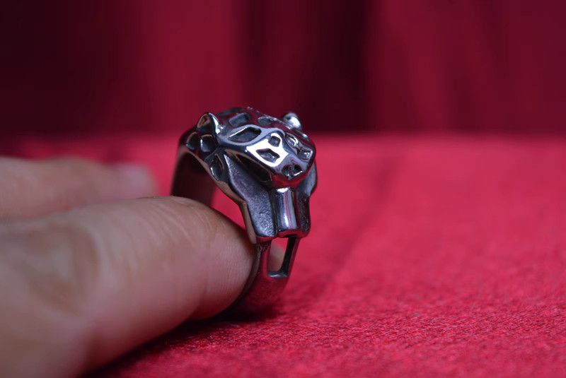 Jewelry Cheetah Future Jewelry Rings Open Chrome Ring (Size 7-13) Size ONE SIZE - 6 Thumbnail