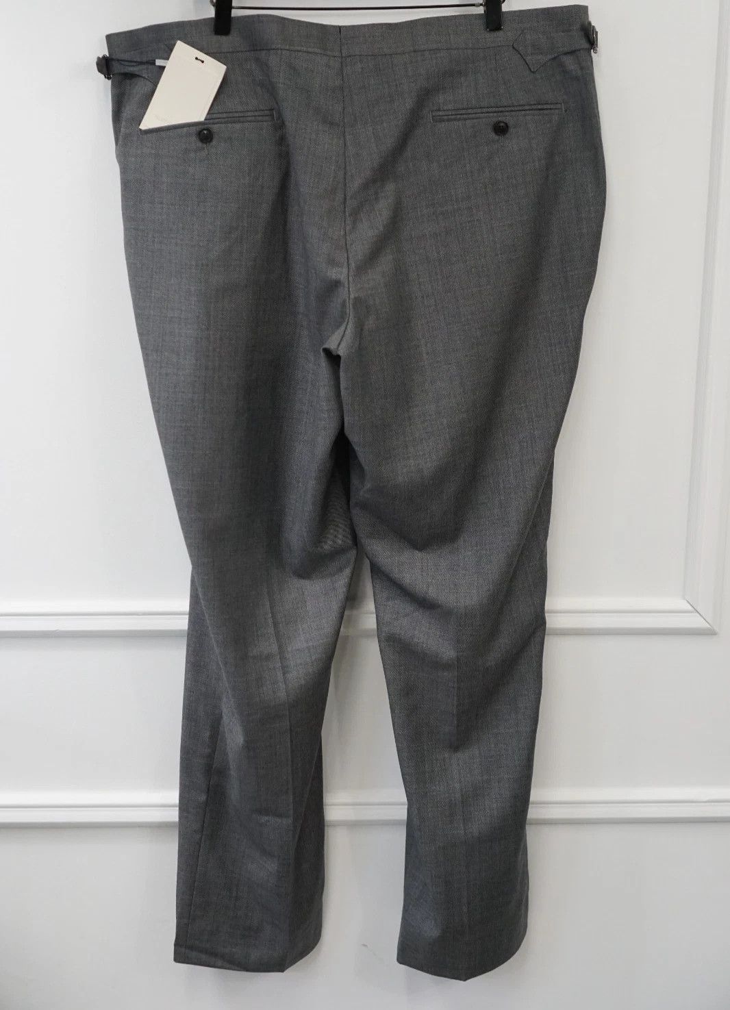 Suitsupply Men Suitsupply Pants Grey Wool Brescia Size UK/US52 Size 52R - 2 Thumbnail