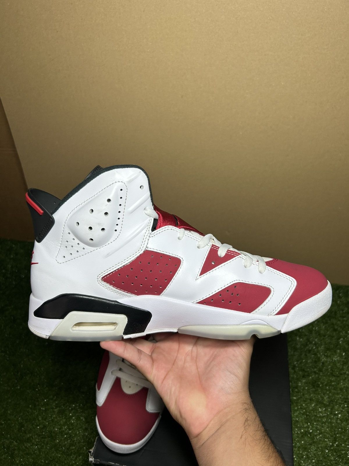 Jordan Brand Jordan 6 Carmine 2021 Size US 12 / EU 45 - 4 Thumbnail