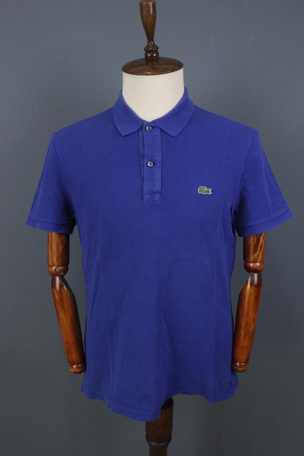 Lacoste Lacoste Slim Fit Blue Short Sleeve Polo Shirt Size XL Size US XL / EU 56 / 4 - 1 Thumbnail