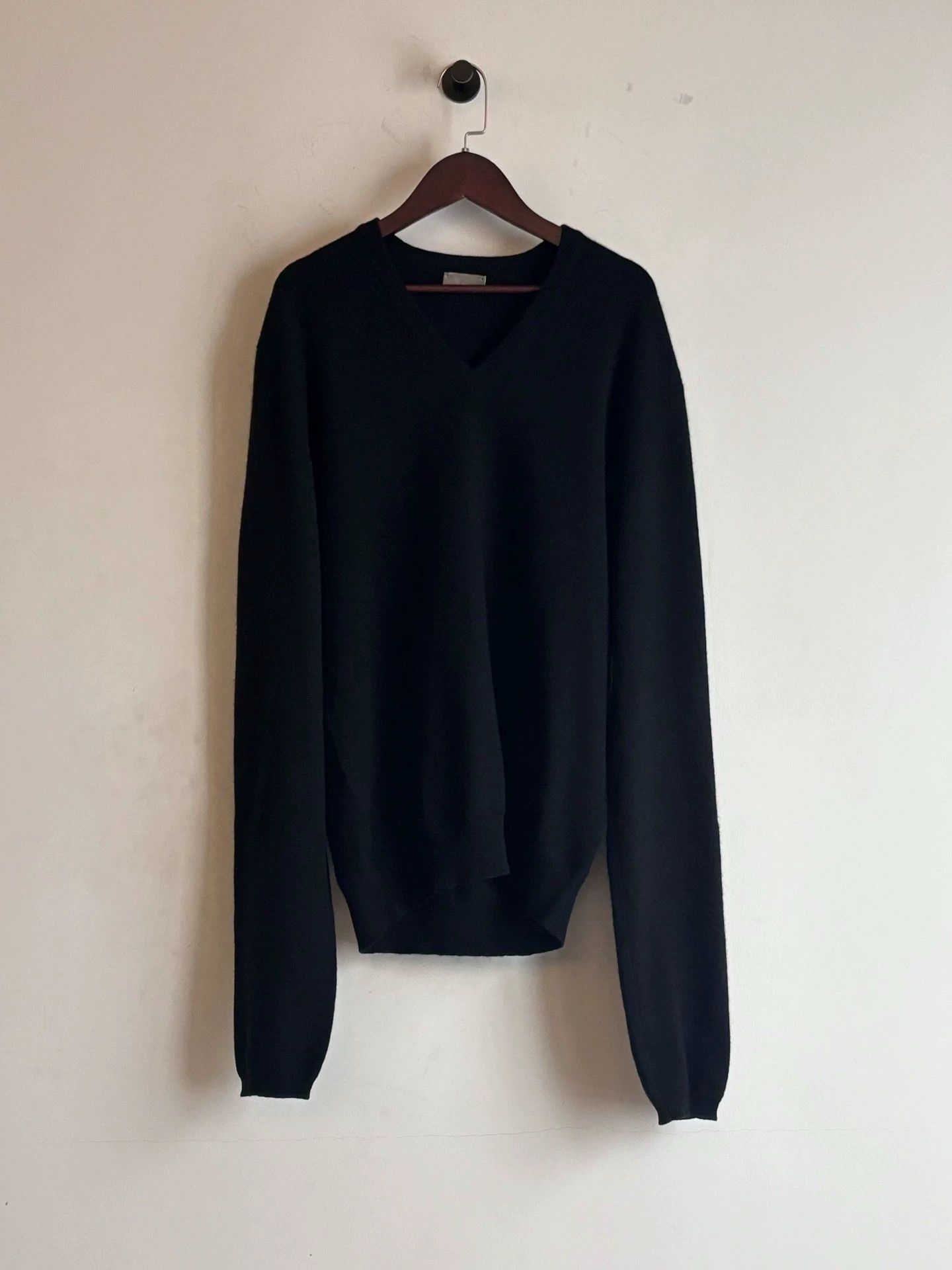 Dior Dior Homme AW05 Distressed V-Neck Knit | Grailed
