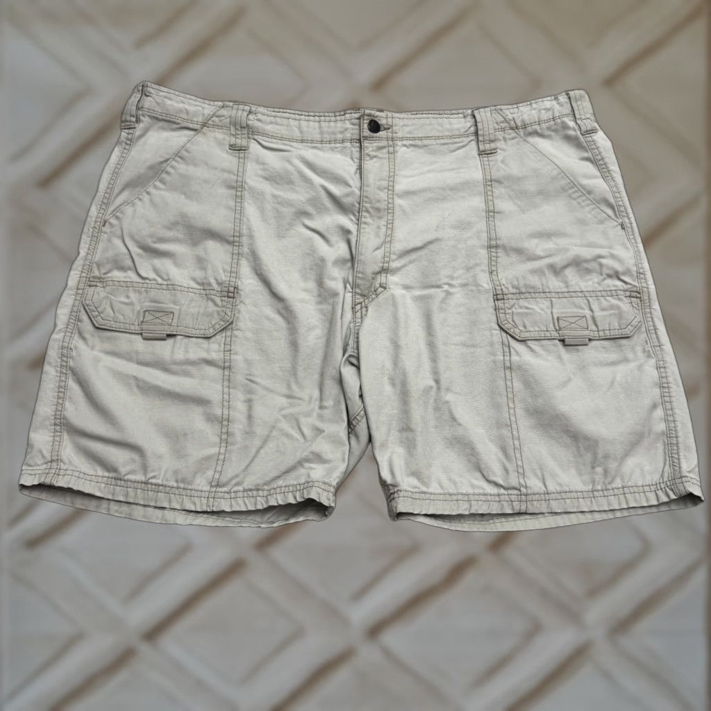 Wrangler Wrangler Cargo Shorts Mens Size 42 Tan Brown Cotton Hiking Outdoor Size US 42 / EU 58 - 1 Thumbnail