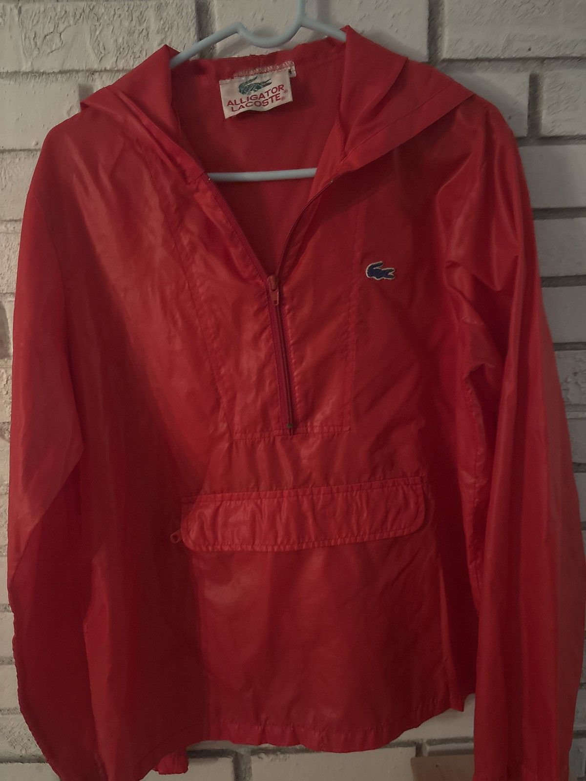 Lacoste Vintage Alligator Lacoste windbreaker Hoody Size US M / EU 48-50 / 2 - 4 Thumbnail