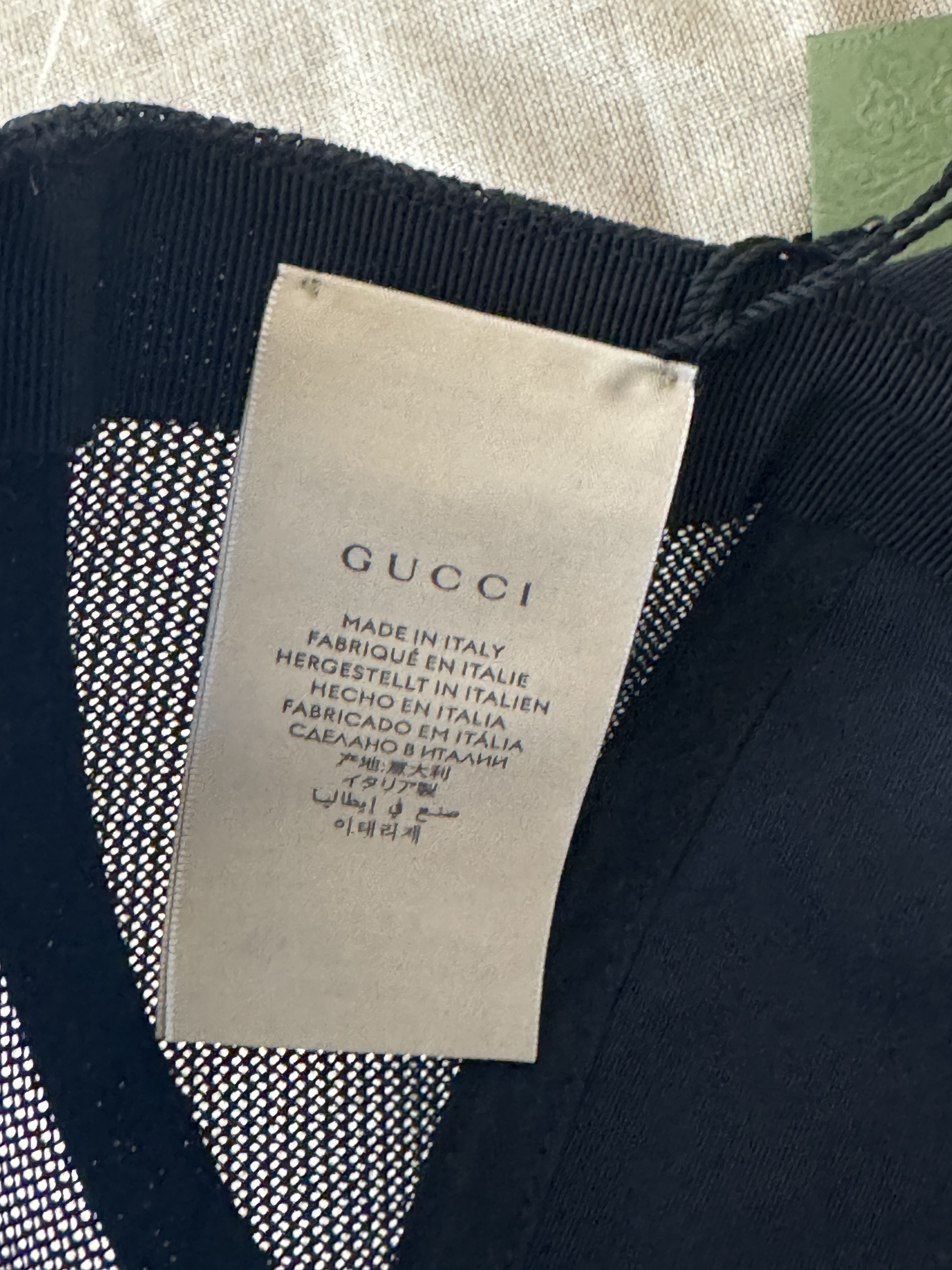 Gucci Size S - Gucci Embroidered Logo Baseball Cap black red patch Size ONE SIZE - 6 Thumbnail
