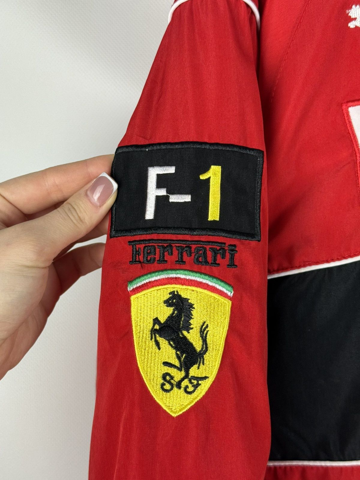 Ferrari Ferrari F1 Scuderia Overprinted Racing Bomber Jacket Size US S / EU 44-46 / 1 - 8 Thumbnail