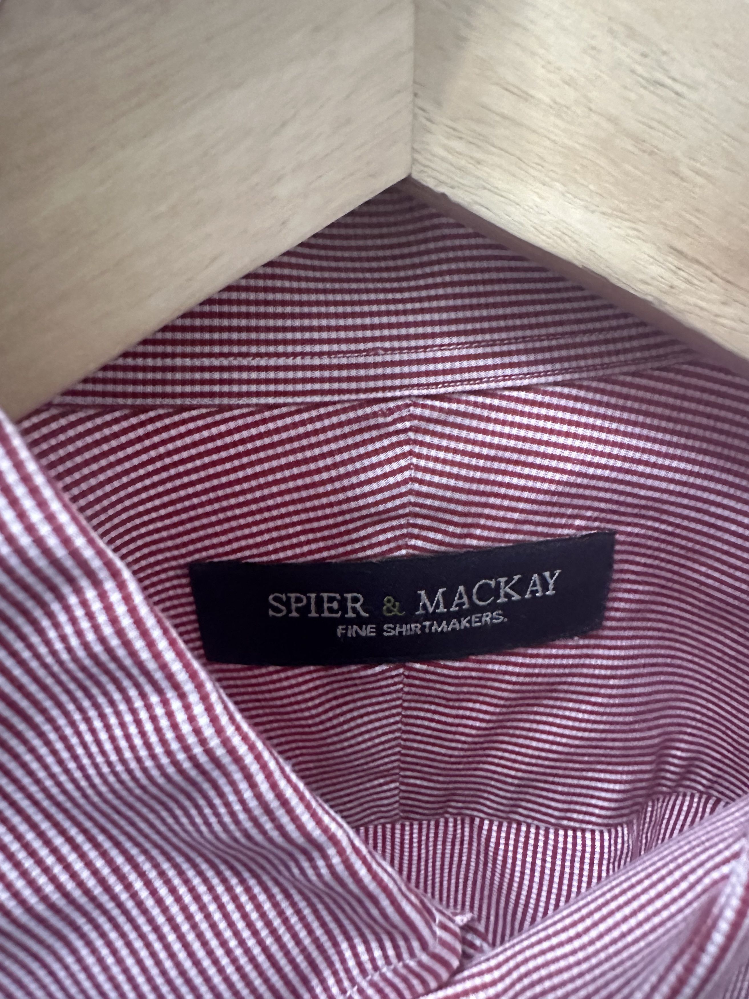Spier & Mackay Fine Red Stripe Button Up Size US M / EU 48-50 / 2 - 2 Thumbnail