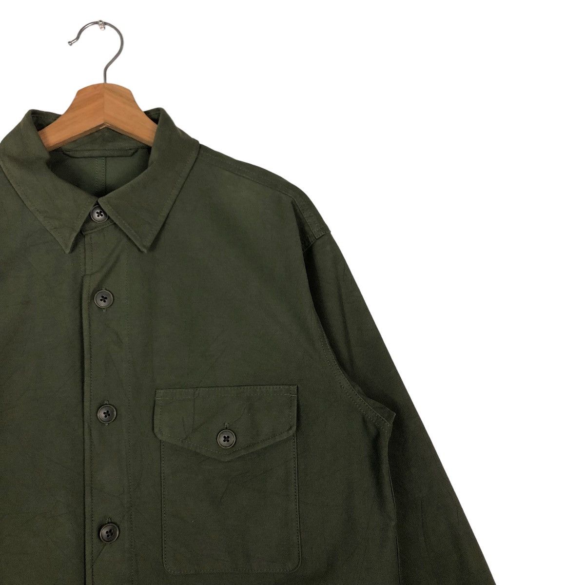 Japanese Brand 🔥Vintage Military Design Chore Jacket Uniqlo Issey Miyake Size US M / EU 48-50 / 2 - 6 Thumbnail
