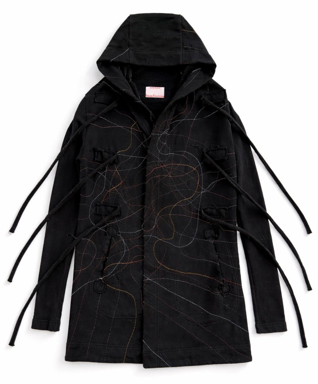 Nozomi Ishiguro Nozomi Ishiguro Embroidered Hoodie Coat Avant Garde Size US S / EU 44-46 / 1 - 2 Thumbnail