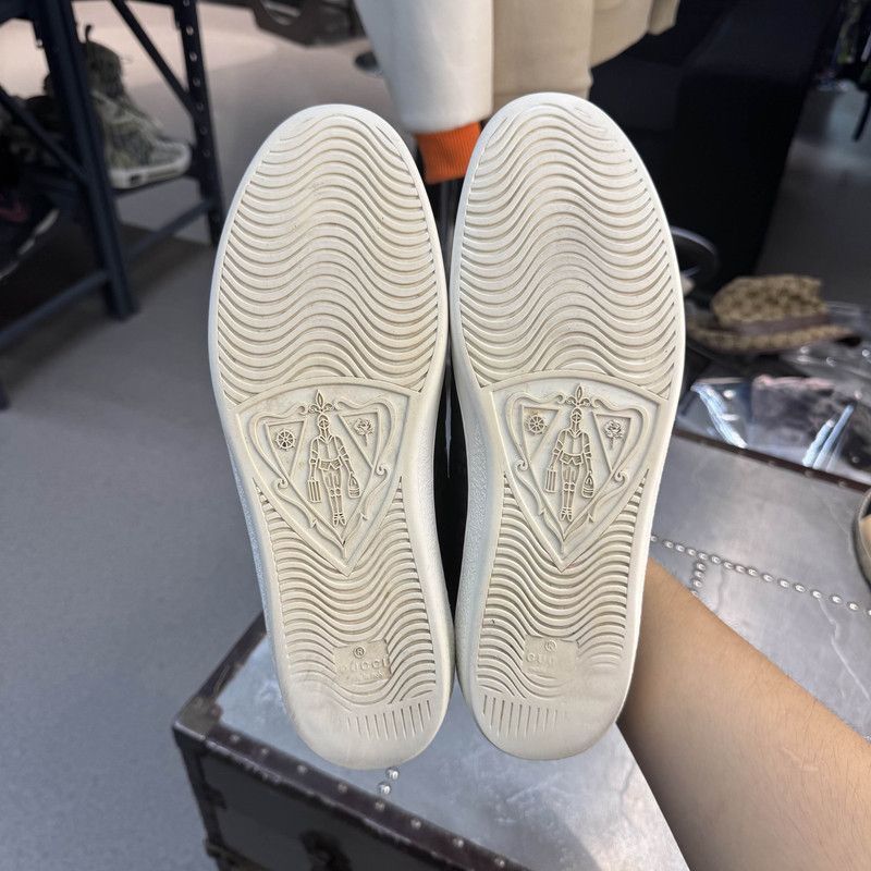 Other Gucci Brooklyn Black Leather Sneakers for Men Size US 9 / EU 42 - 4 Thumbnail