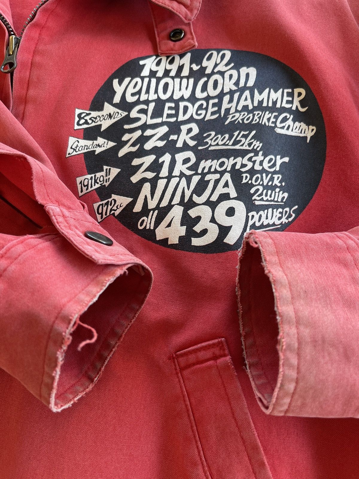 YELLOW CORN Vintage Yellow Corn Faded Distressed Jacket Size US L / EU 52-54 / 3 - 20 Thumbnail