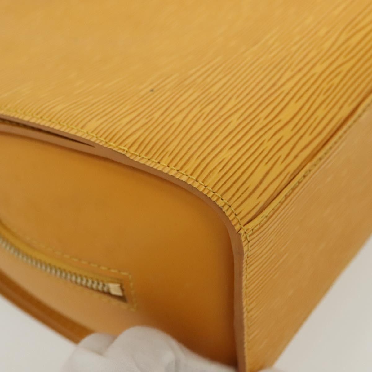 Louis Vuitton LOUIS VUITTON Epi Pont Neuf Hand Bag Yellow M52059 Size ONE SIZE - 14 Thumbnail