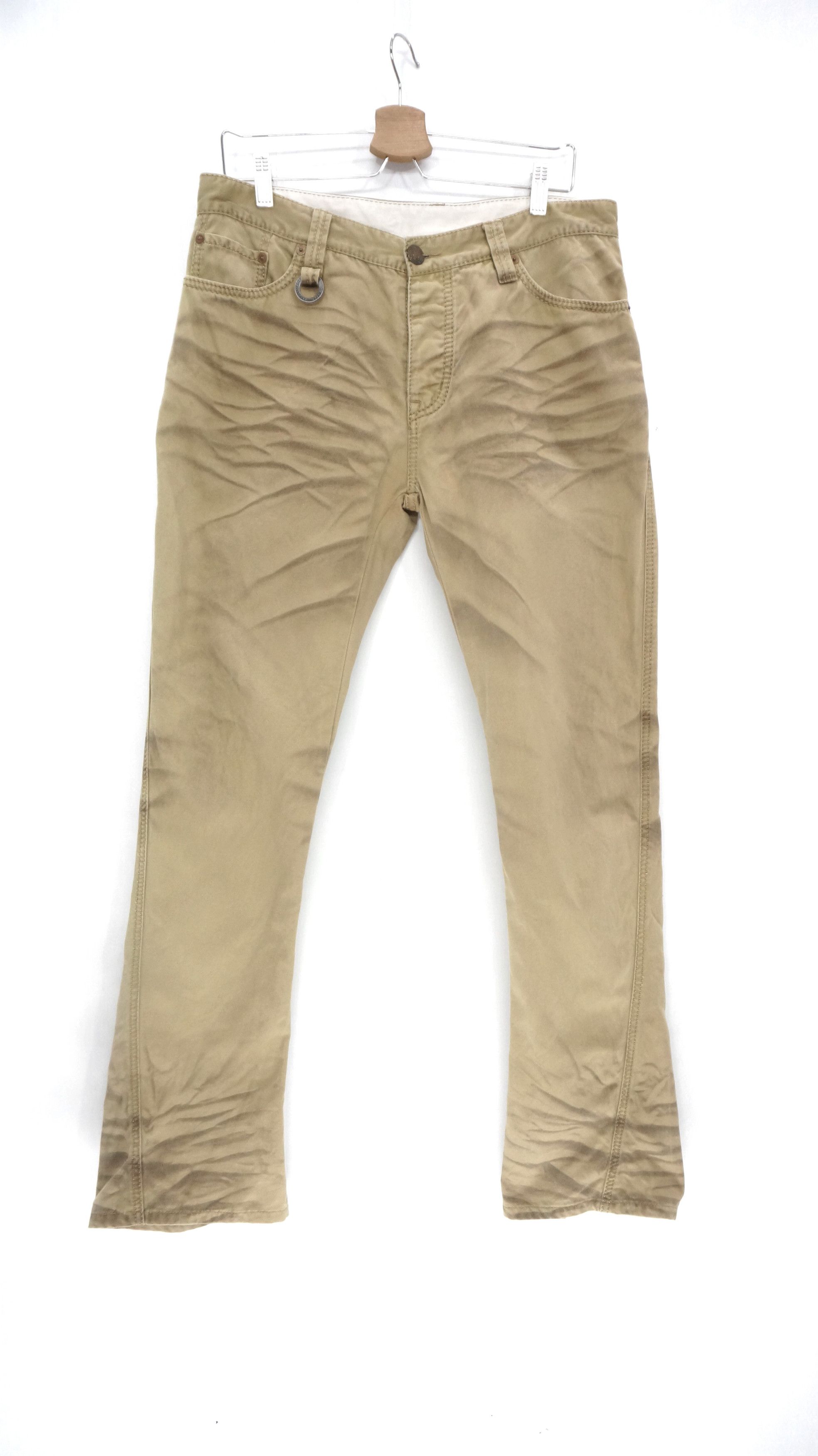 BUFFALO BOBS 💥 Fye Buffalo Bobs Smoked Whisker Buttonfly Pants Size US 34 / EU 50 - 2 Thumbnail