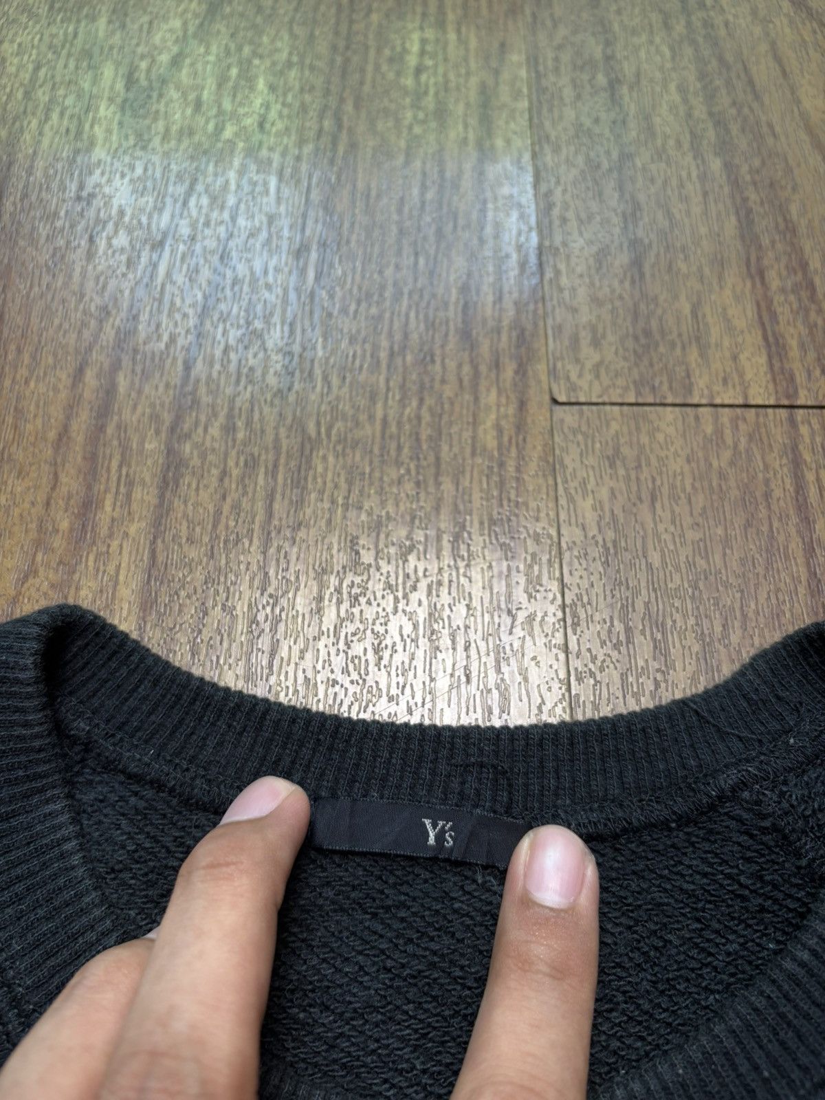 Yohji Yamamoto FREE TAX ! Vintage Yohji Yamamoto Y’S Back Logo Crewneck Size US M / EU 48-50 / 2 - 8 Thumbnail