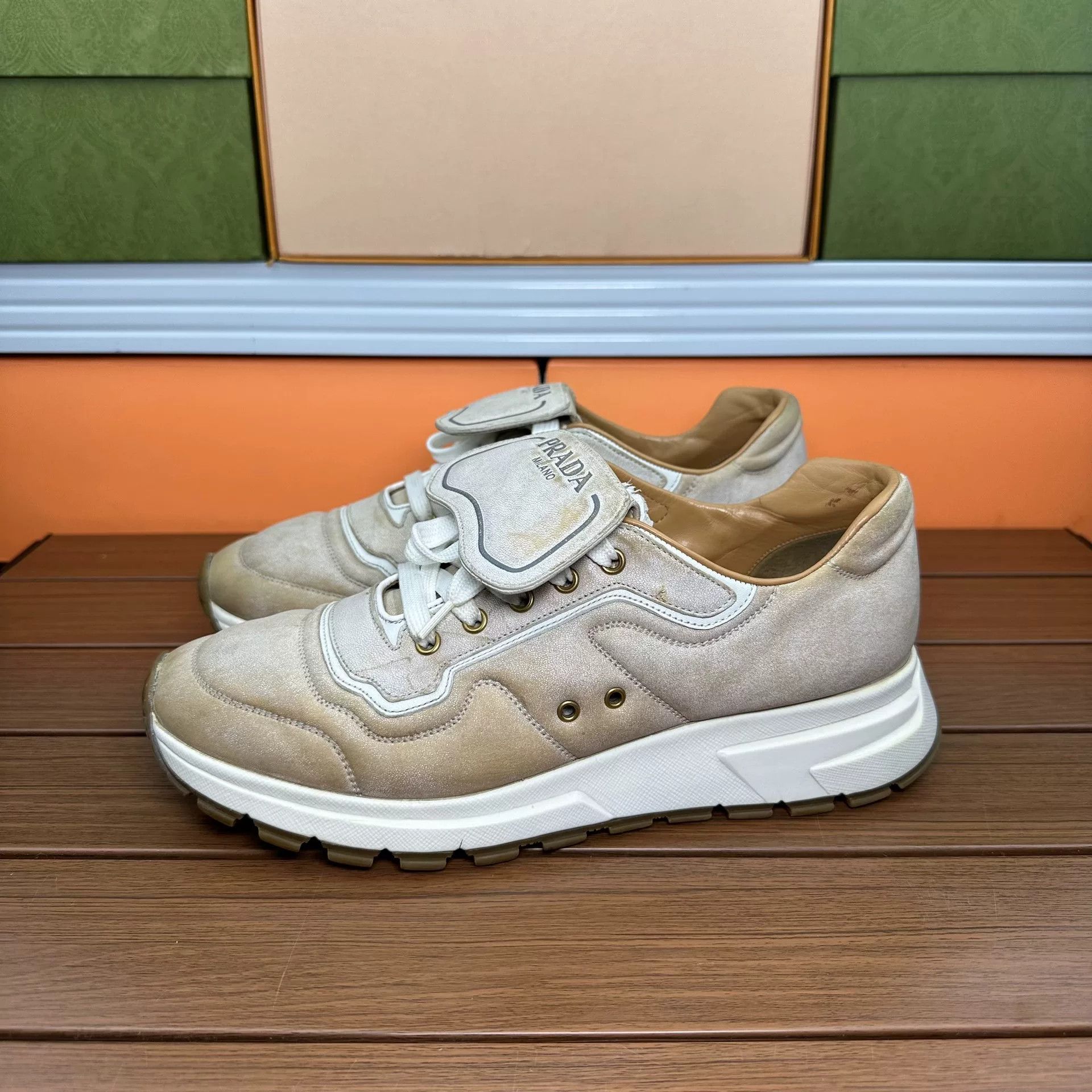 Prada Prada Casual Lowtop Sneakers 6 Men Size US 6 / EU 39 - 1 Thumbnail
