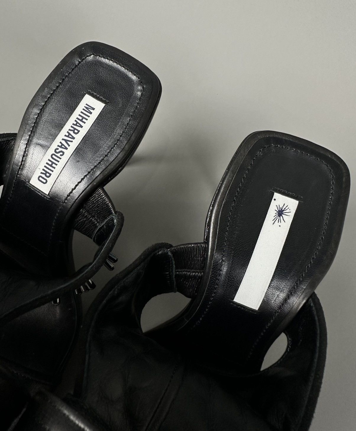 Maison MIHARA YASUHIRO Mihara Yasuhiro - Studded Accent Ankle Strap Leather Sandals Size US 8 / IT 38 - 5 Thumbnail