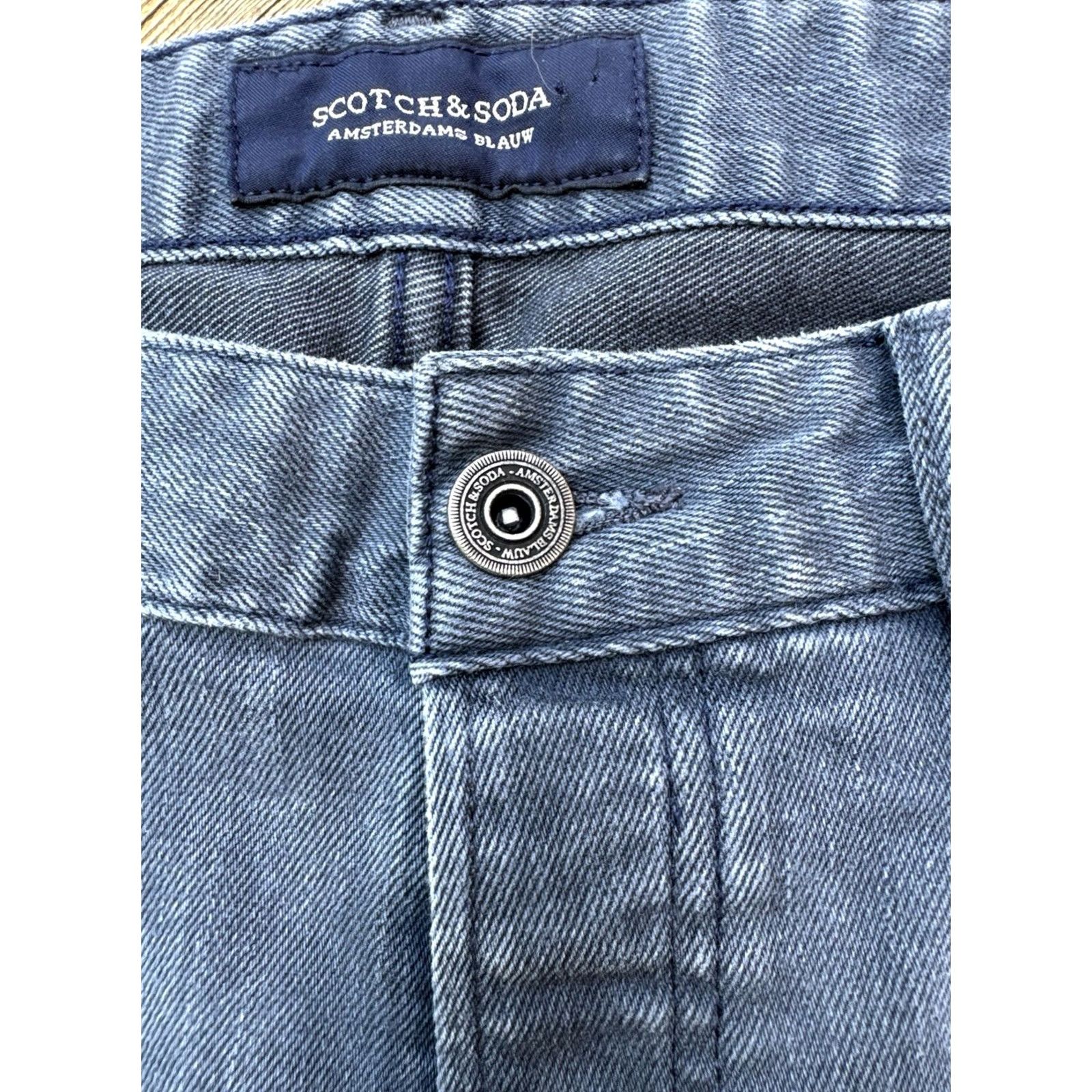 Scotch & Soda Scotch & Soda Jeans Slim Fit Denim 31x32 Mens Blue Slimming 5-Pocket USA Vintage No N/A Size US 31 - 4 Thumbnail