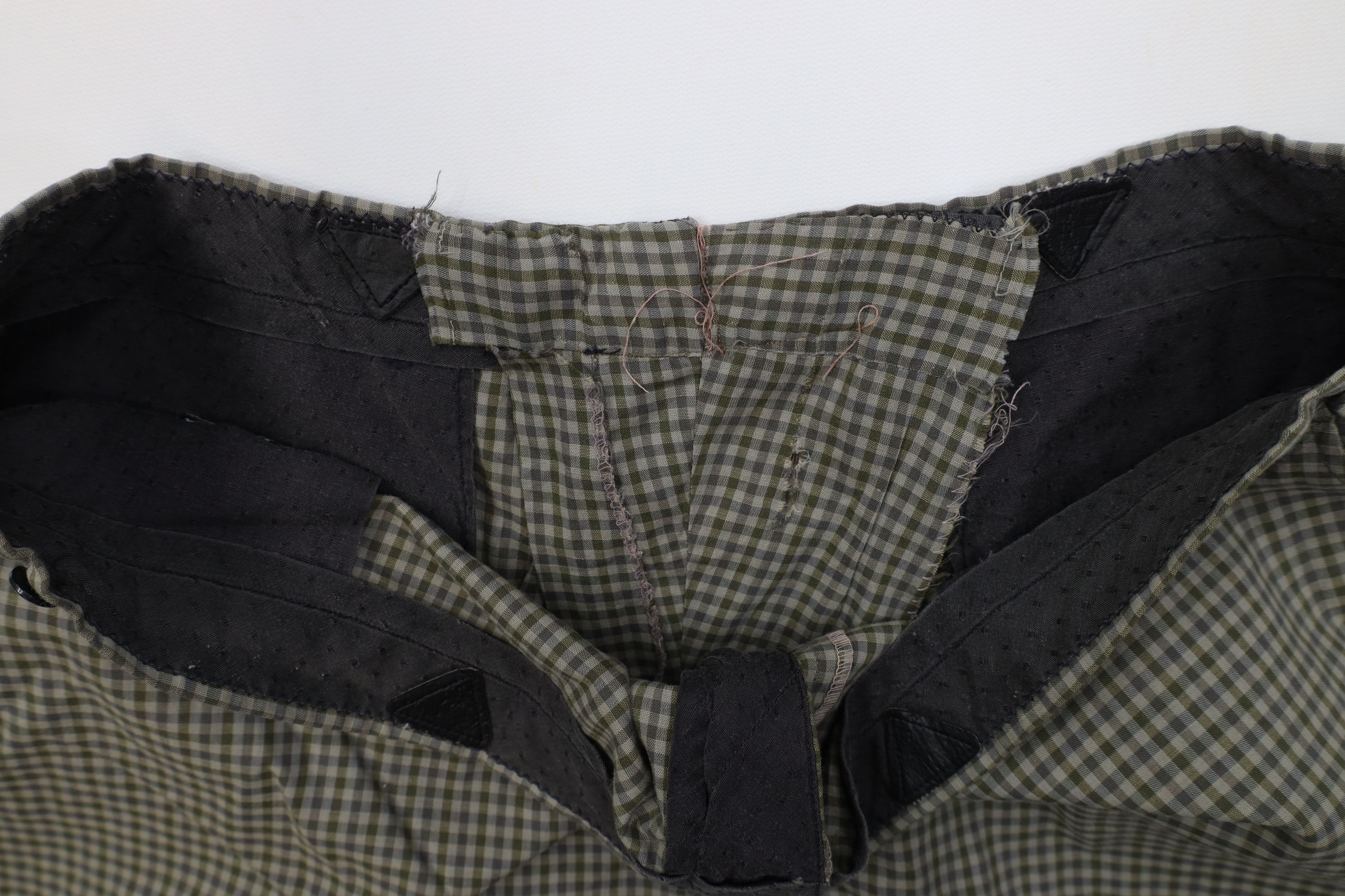 Vintage Vintage 50s Streetwear Knee Chino Shorts Green Plaid USA Size US 40 / EU 56 - 8 Thumbnail