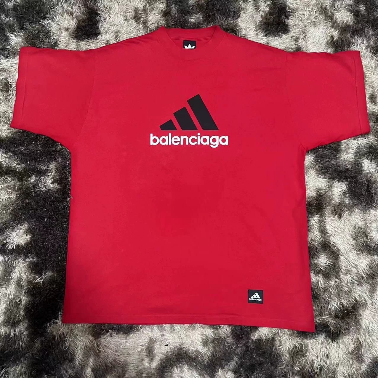 Balenciaga Balenciaga x Adidas collaboration short sleeved shirt Size US XL / EU 56 / 4 - 1 Thumbnail