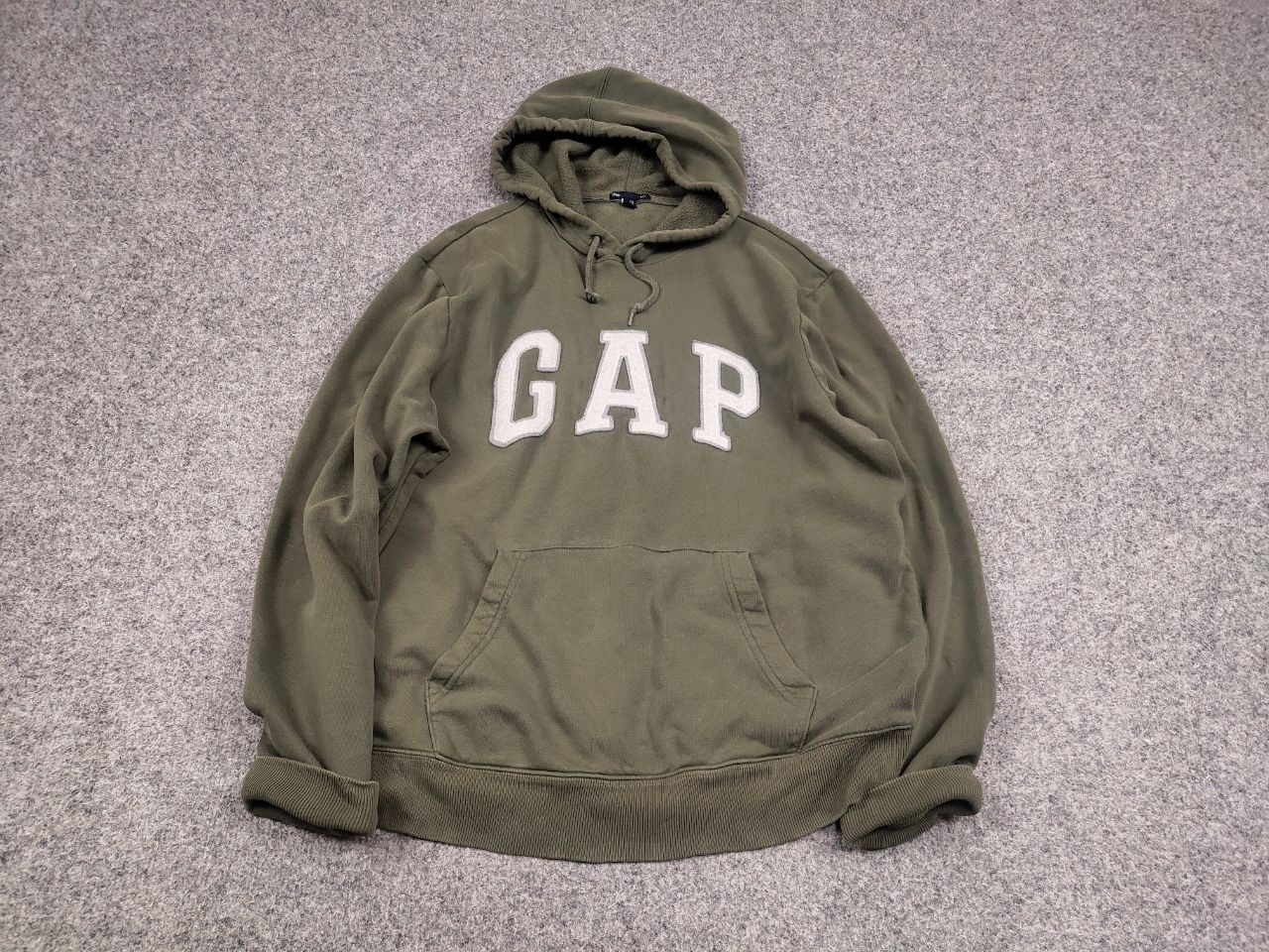 Gap Vintage Gap Military Green Logo Classic Hoodie Y2K style Size US M / EU 48-50 / 2 - 2 Thumbnail