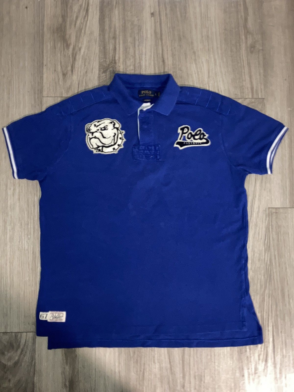 Polo Ralph Lauren × Ralph Lauren Rare Limited Edition Football Polo Ralph Lauren Size US L / EU 52-54 / 3 - 2 Thumbnail
