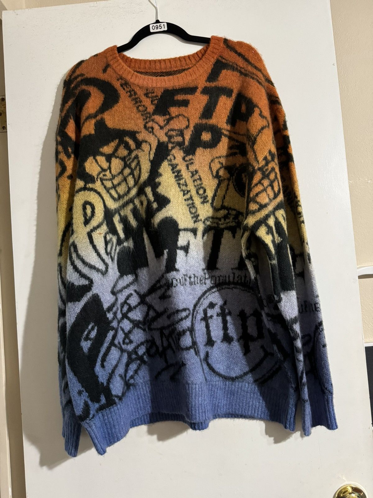 Fuck The Population FTP Logos multicolor Sweater Size US XXL / EU 58 / 5 - 1 Thumbnail