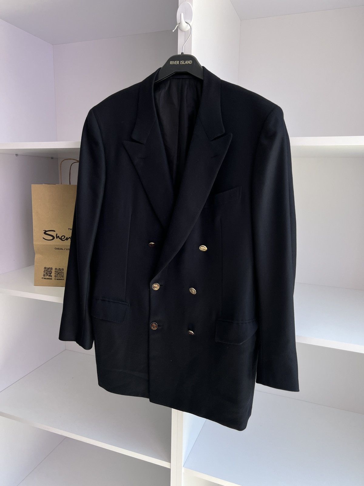 Brioni × Vintage Vintage Brioni Luxury Blazer Size 54L - 3 Thumbnail
