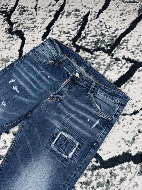 Dsquared2 Vintage Dsquared2 jeans pants navy blue 54 XL Size US 38 / EU 54 - 4 Thumbnail